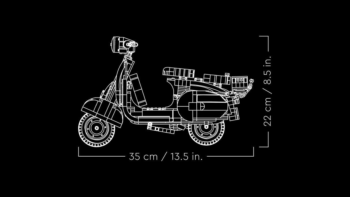 LEGO Icons Roller Vespa 125 10298L