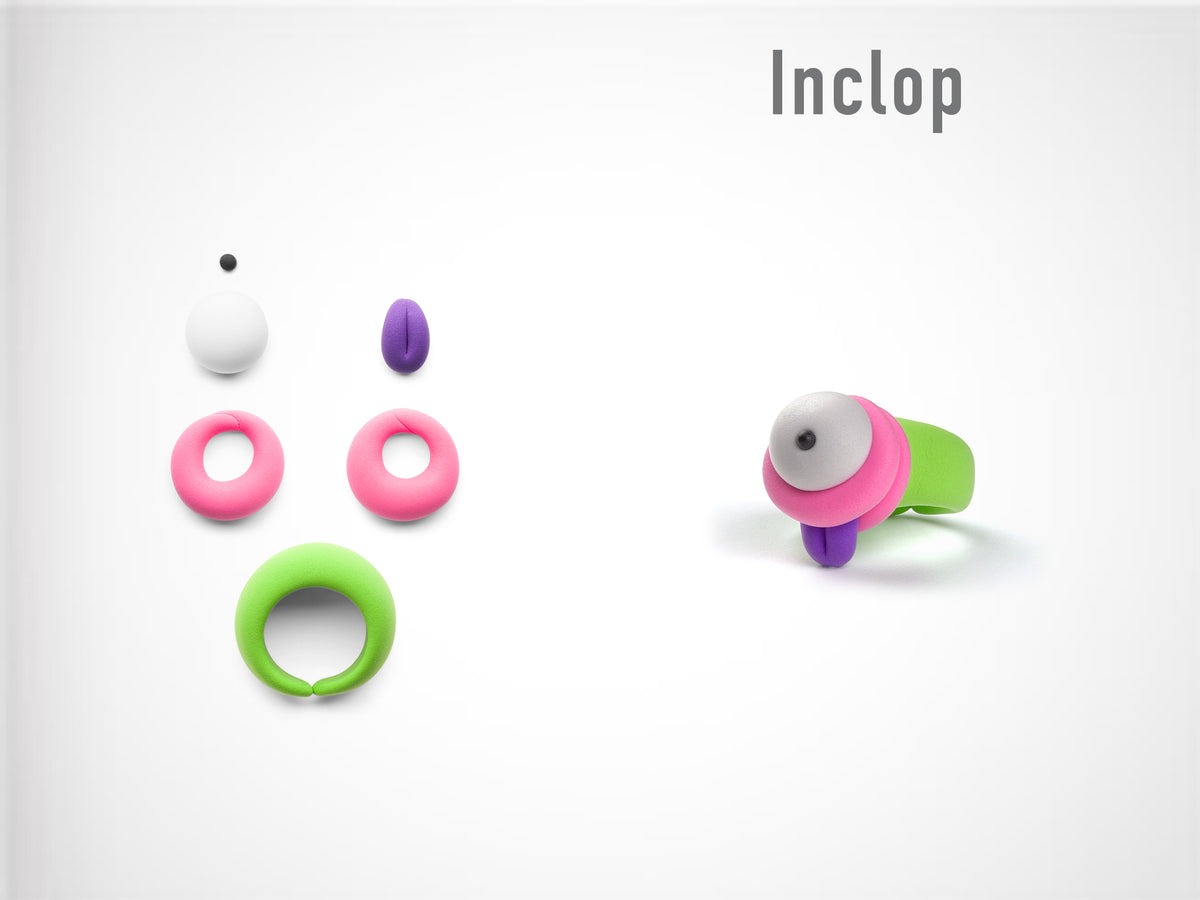 HEY CLAY Modeling Clay Rings Aliens 31003E