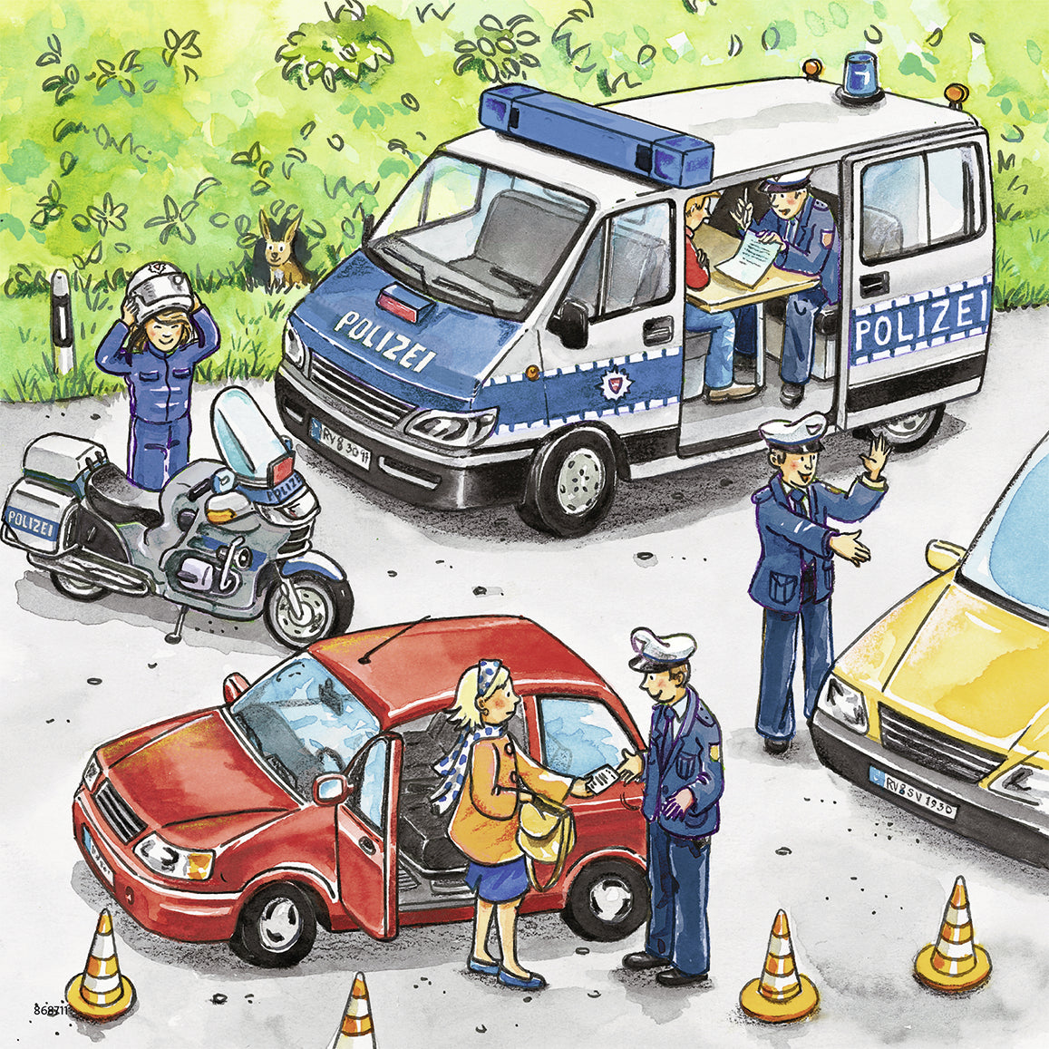 Ravensburger Puzzle 3x49 pc Police Action 092215V