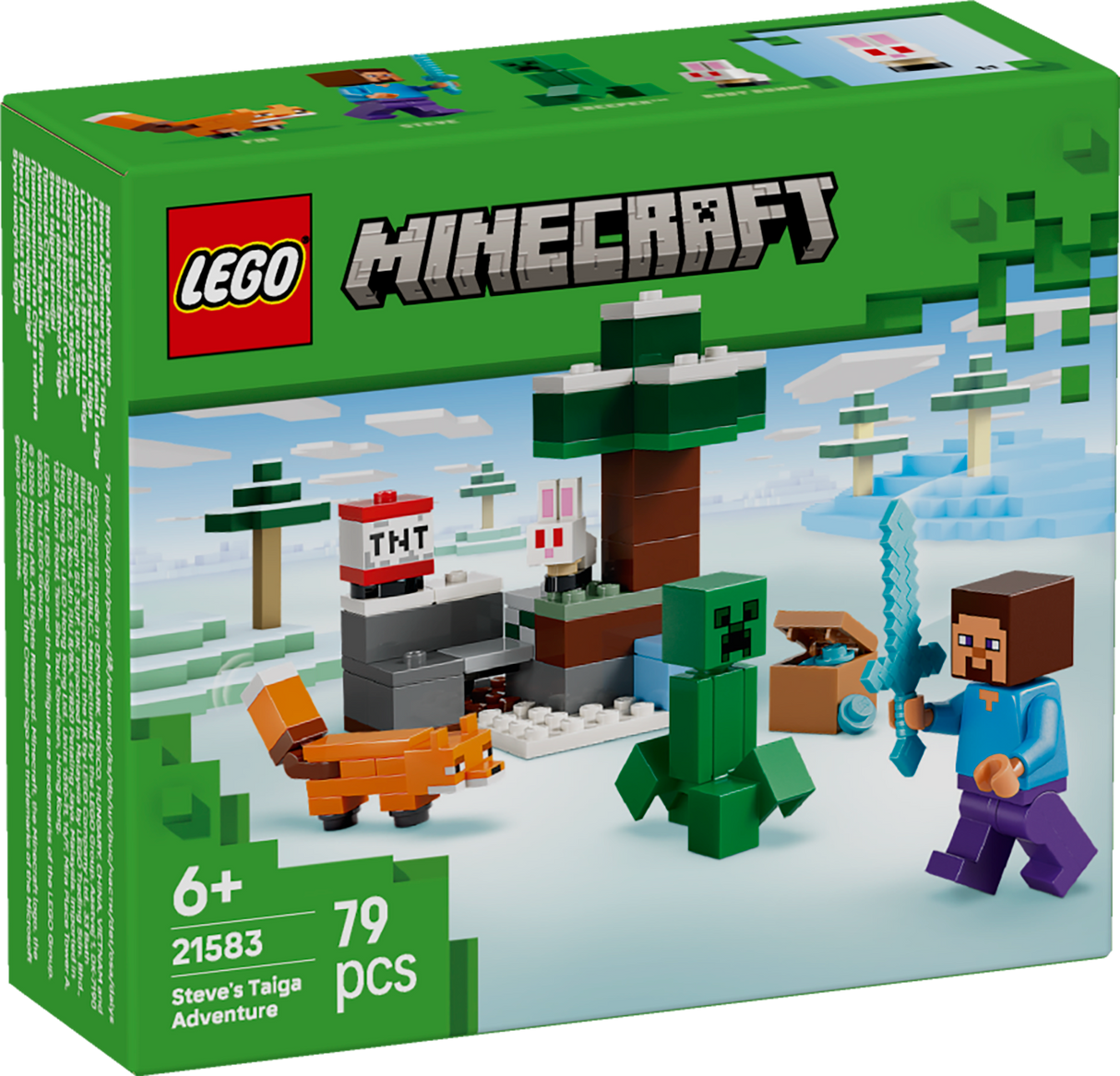 LEGO Minecraft Steve's Taiga Adventure 21583L