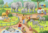 Ravensburger Puzzle 2x24 pc A Day at the Zoo 078134V