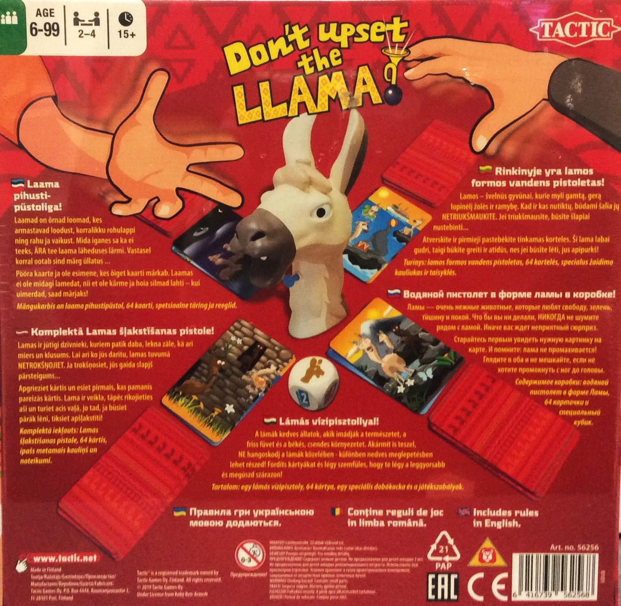 Tactic Board Game Don't Upset the Llama! 56256T