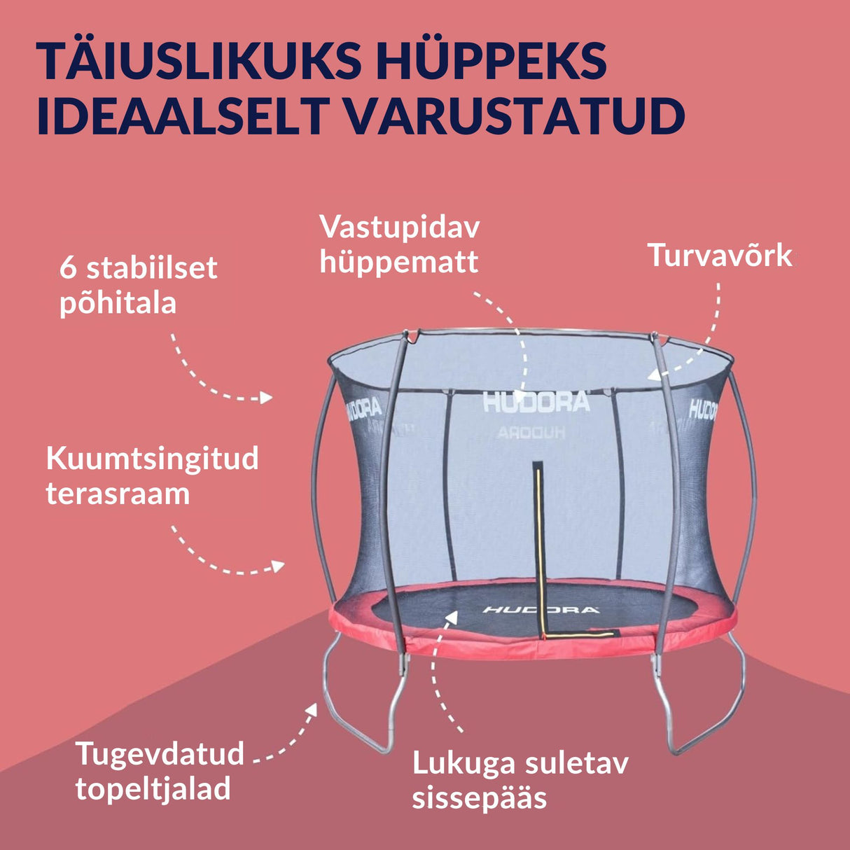 HUDORA Trampoline Fantastic 250 65745A