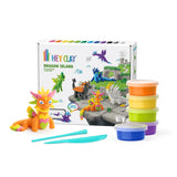 HEY CLAY Modeling Clay 15 Pieces: Dragon Island 15035E