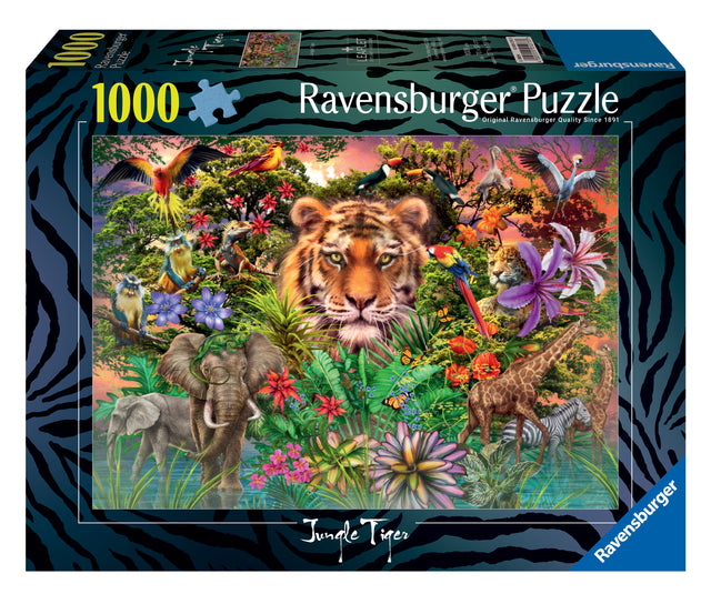 Ravensburger Puzzle 1000 Pieces: Jungle Tiger 12001273V
