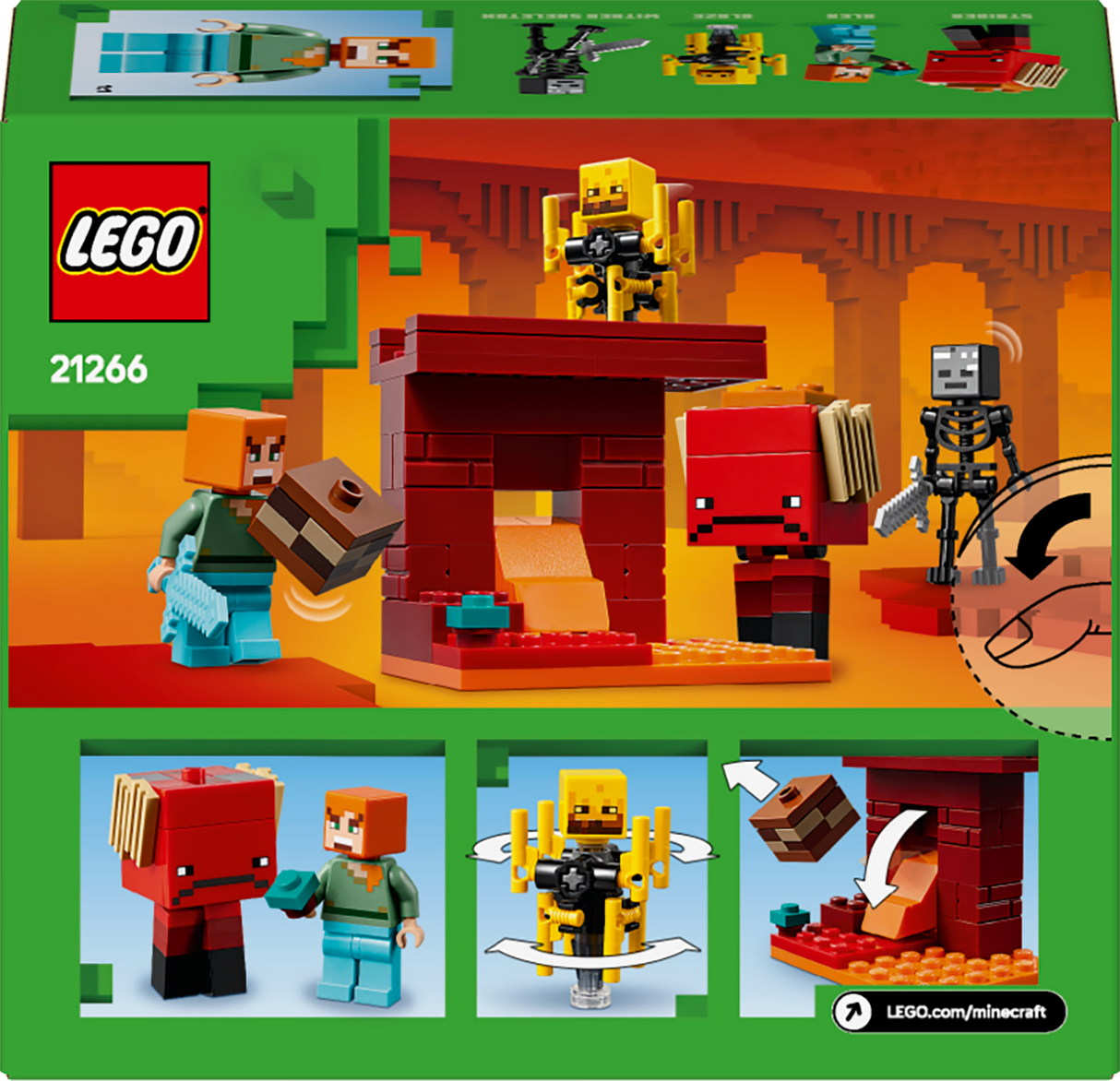 LEGO Minecraft The Nether Lava Battle 21266L