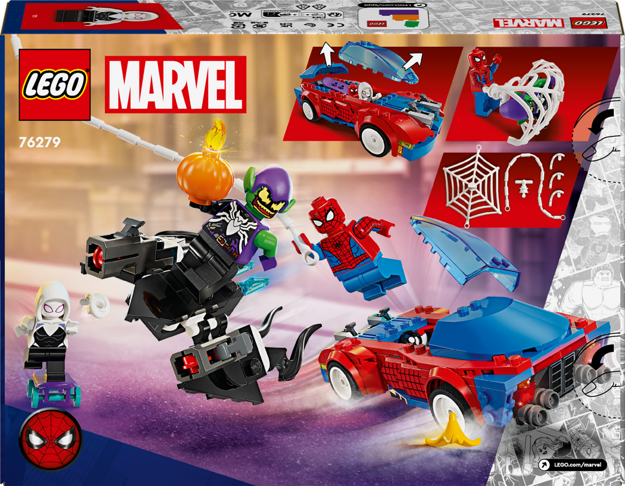 LEGO Super Heroes Spider-Man Race Car & Venom Green Goblin 76279L