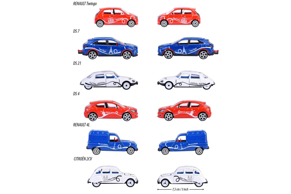 Simba Majorette Premium Cars: French Touch - 6 different 212055011B