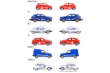 Simba Majorette Premium Cars: French Touch - 6 different 212055011B