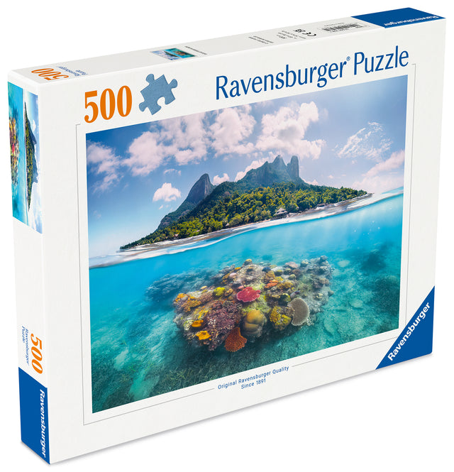 Ravensburger Puzzle 500 Pieces: Island Waterescape 12001798V