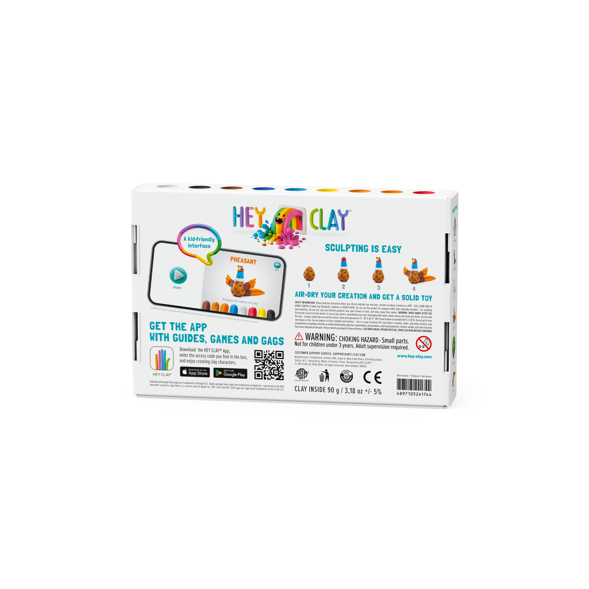 HEY CLAY Modeling Clay Birds Selection 60025E
