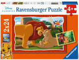 Ravensburger Puzzle 2x24 Pieces: Family of the Lion King 12001029V