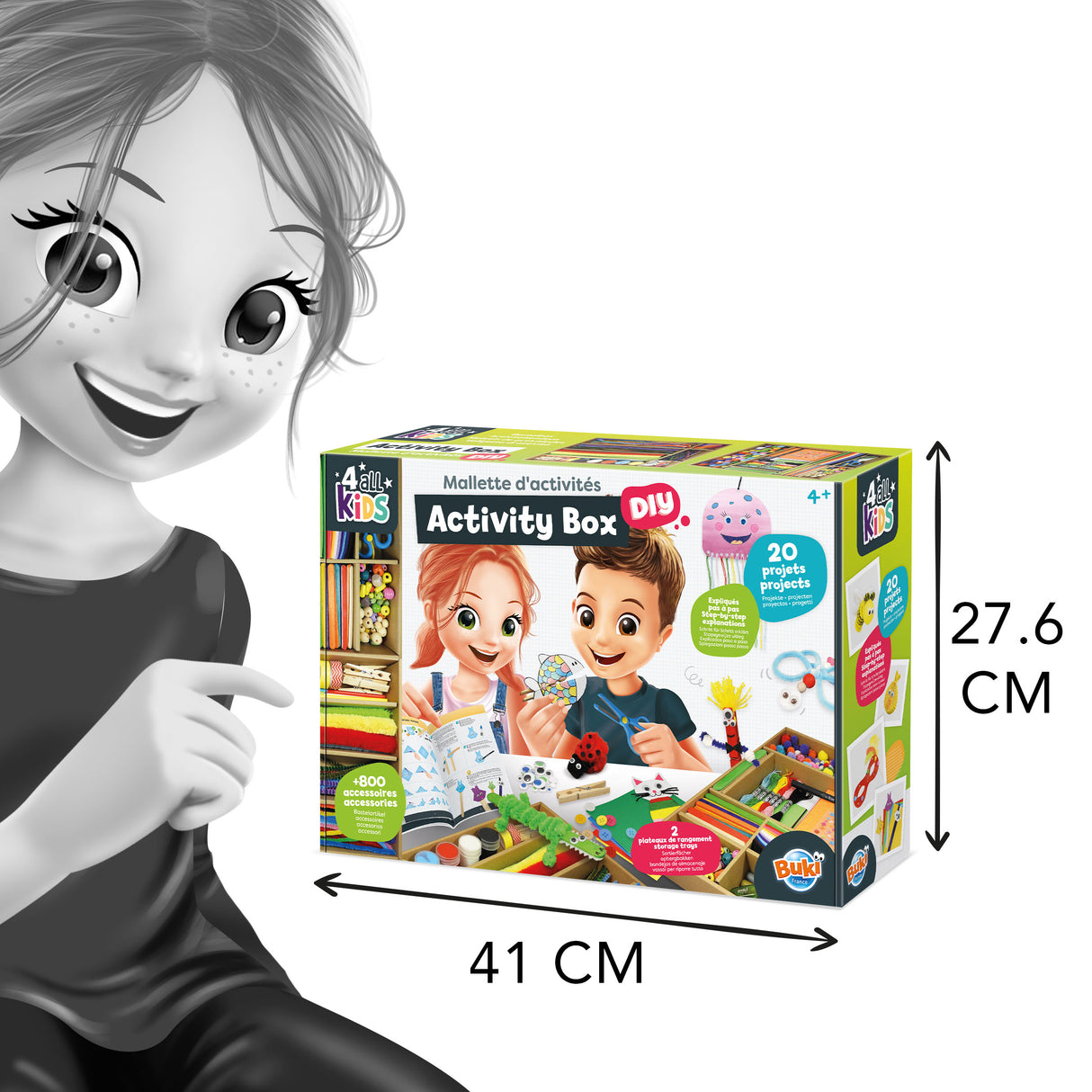 Buki Activity Set with 800+ extras FK003I