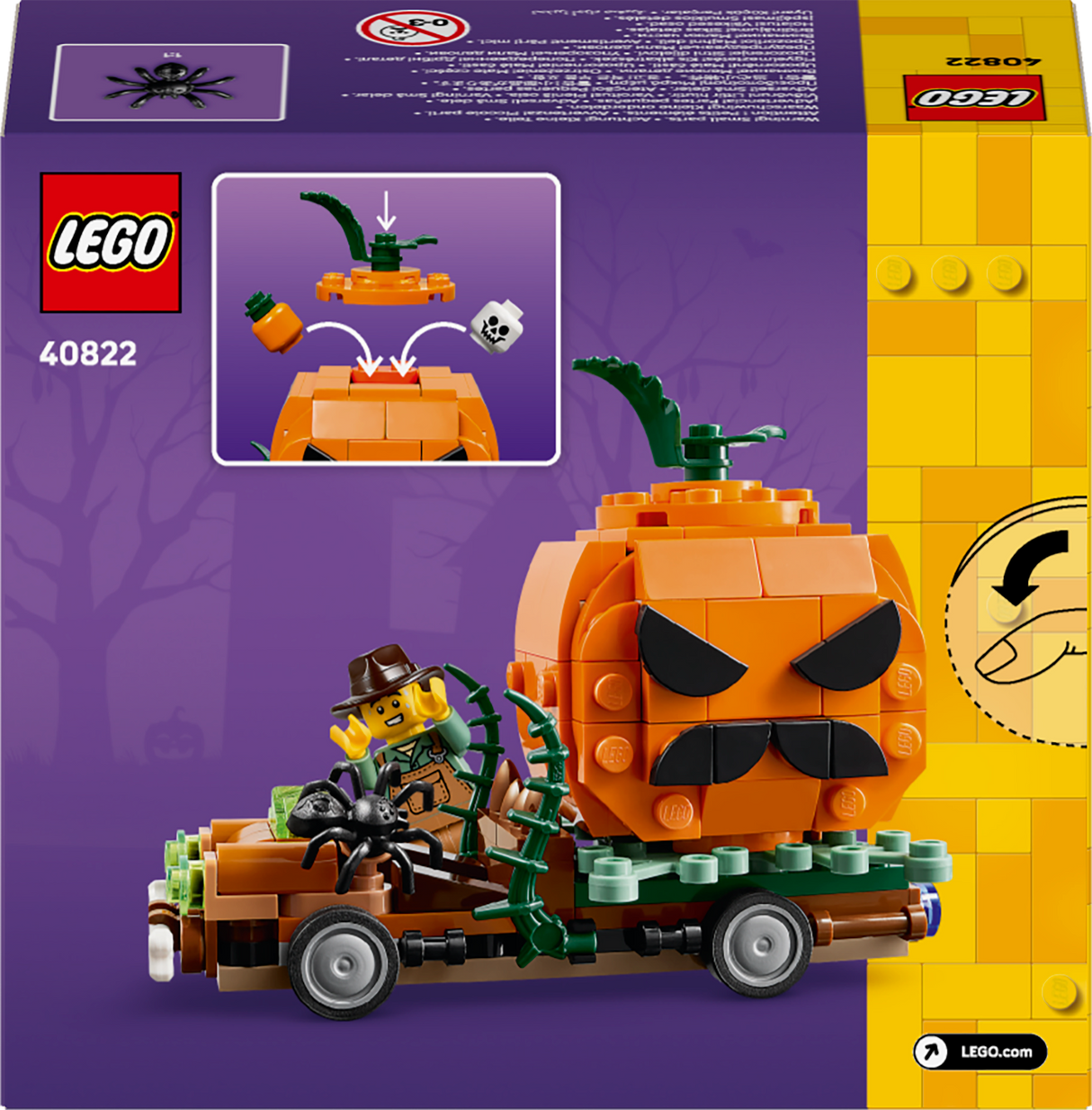 LEGO Iconic Jack-O'-Lantern Pickup Truck 40822L