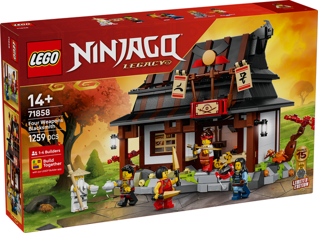 LEGO Ninjago Four Weapons Blacksmith 15th Anniversary 71858L