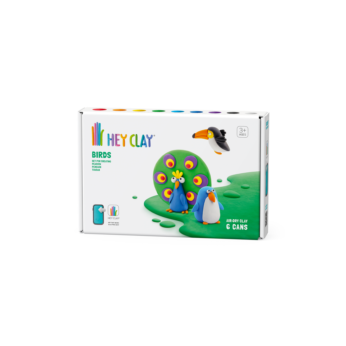 HEY CLAY Modeling Clay Birds Selection 2 60026E