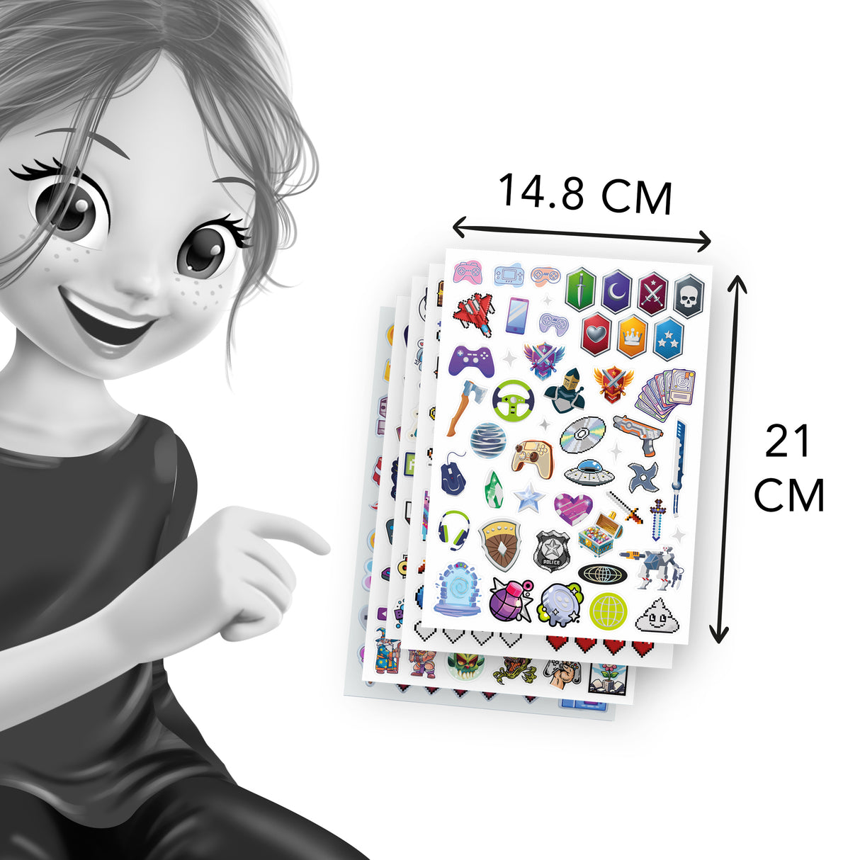 Buki Sticker Pack - Gaming FK019I