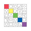 Universal Shapes Coding Mat for Robotics and Mathematics ITS1SHAPB