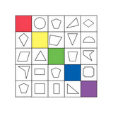 Universal Shapes Coding Mat for Robotics and Mathematics ITS1SHAPB