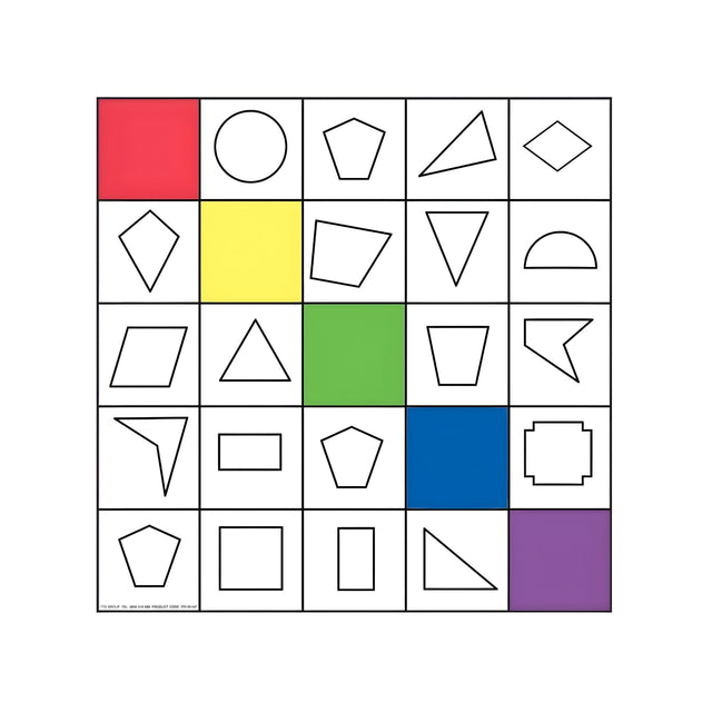 Universal Shapes Coding Mat for Robotics and Mathematics ITS1SHAPB