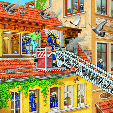 Ravensburger Puzzle 3x49 pc Fire Brigade Run 094011V