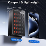 USB Charging Station 150W 30-Port USB-C and USB-A B0FLCH1WYC