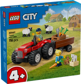 LEGO City Red Farm Tractor with Trailer & Sheep 60461L