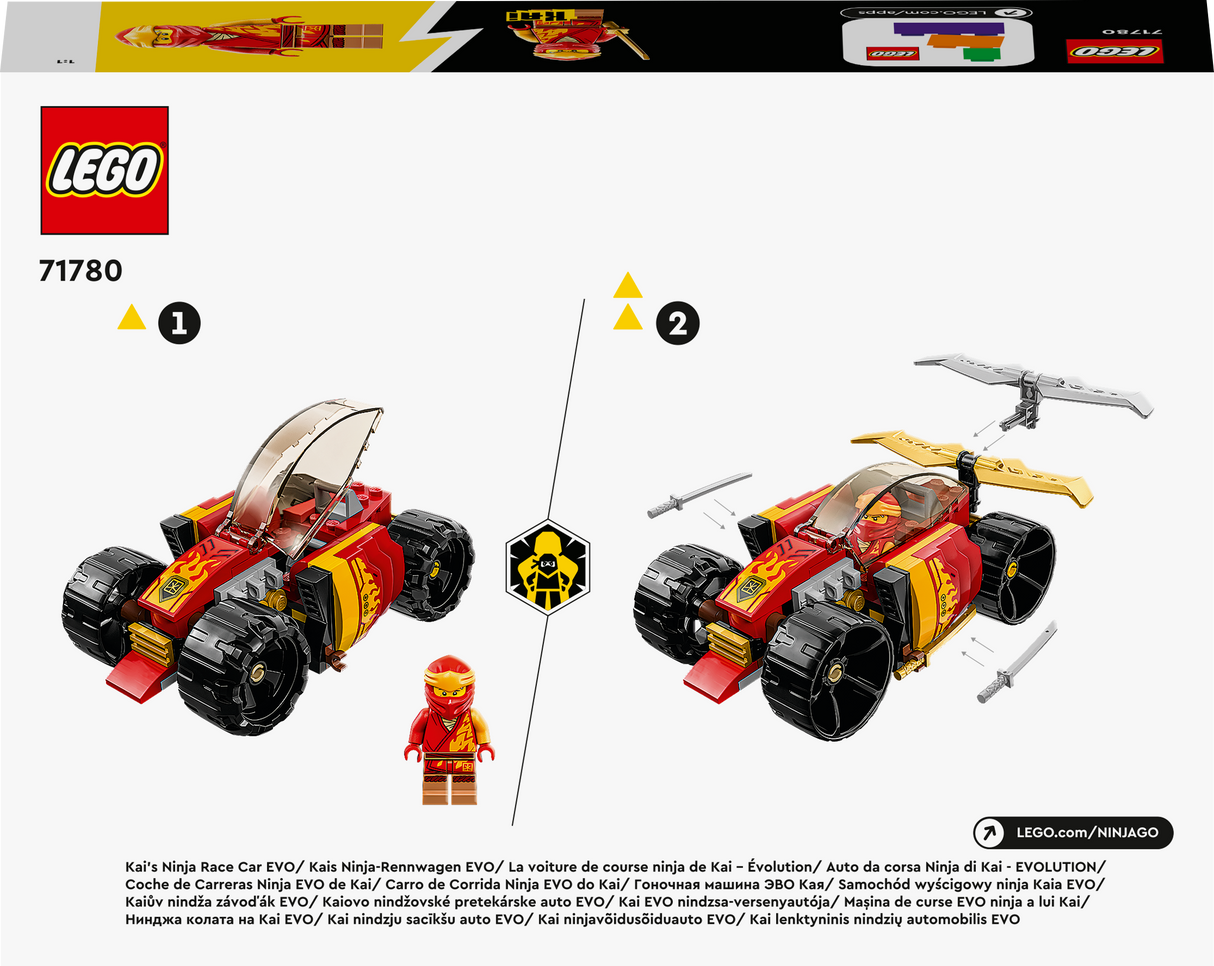 LEGO Ninjago Kai’s Ninja Race Car EVO 71780L