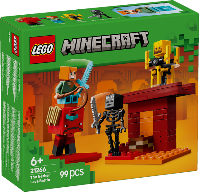 LEGO Minecraft The Nether Lava Battle 21266L