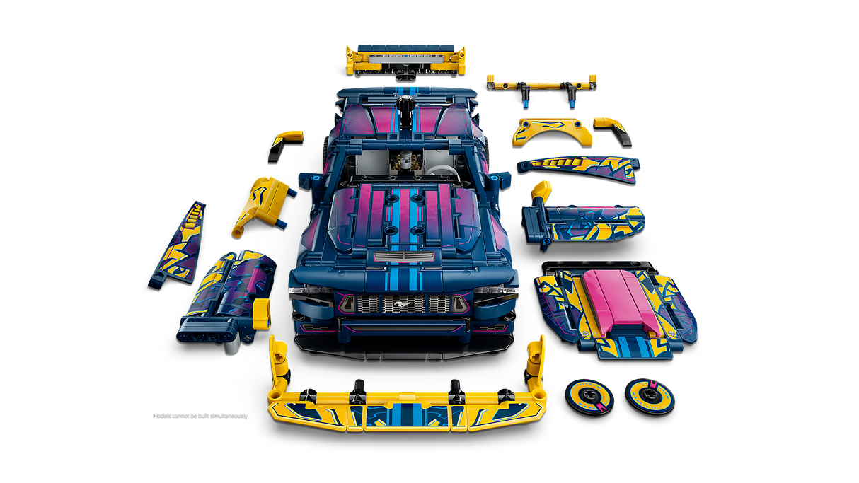 LEGO Technic Custom Garage Ford Mustang GT Car 42236L