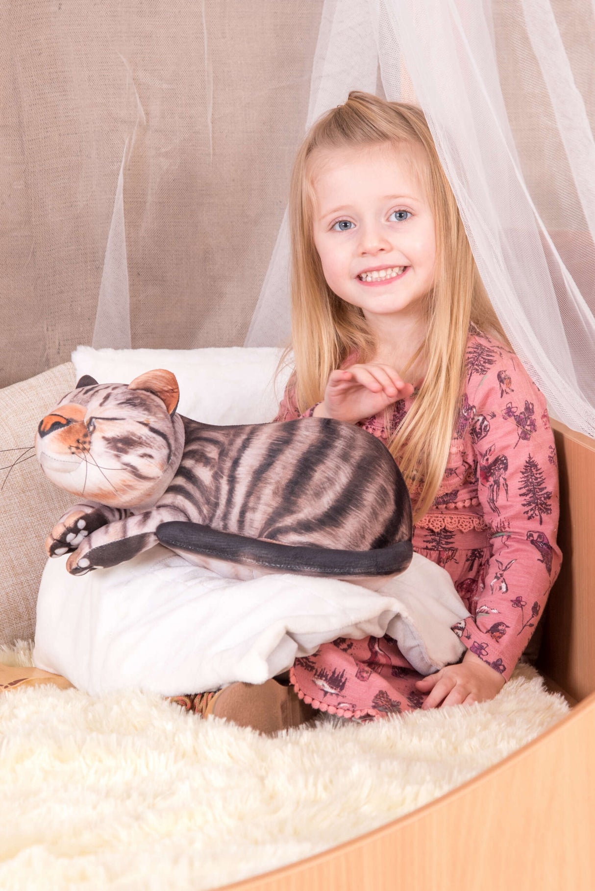 TTS Vibrating Weighted Lap Buddy - Cat SD10366B