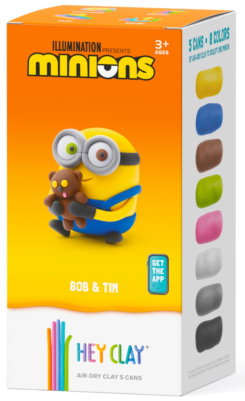 HEY CLAY Modeling Clay Minion Bob & Tim 50177E