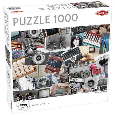 Tactic Puzzle 1000 pc Retro Square 56991T