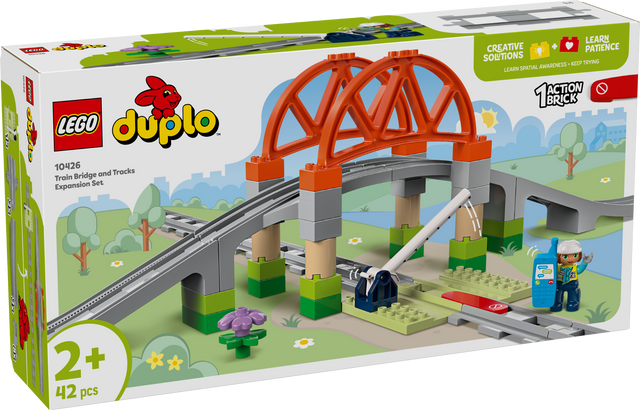 LEGO DUPLO Train Bridge and Tracks Expansion Set 10426L