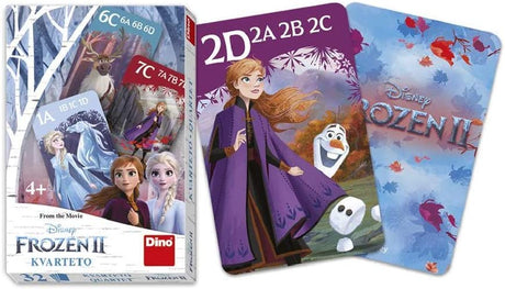 
Dino playing cards Quartet Frozen II 60596D