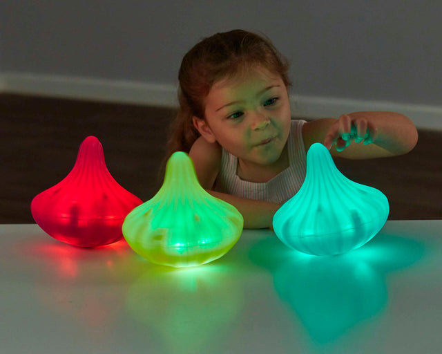 TTS Light Up Twist and Turn Spinning Tops EY10972B
