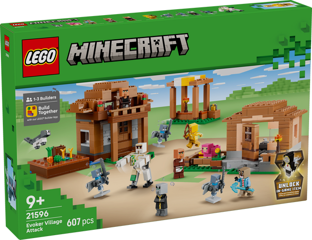 LEGO Minecraft Evoker Village Attack 21596L