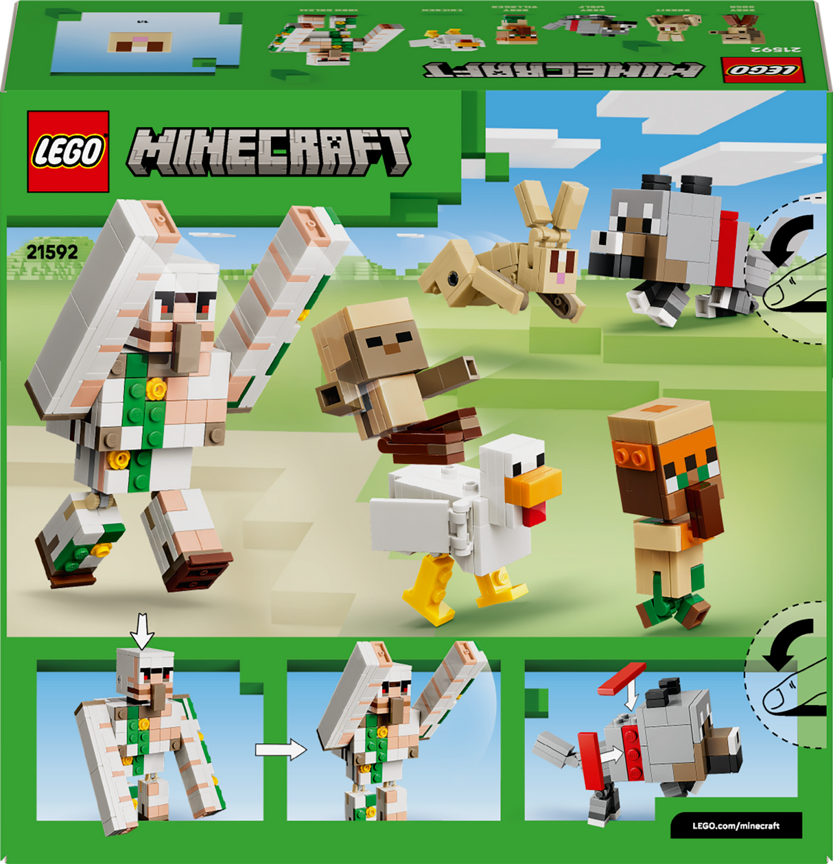 LEGO Minecraft Chicken Jockey Desert Attack 21592L