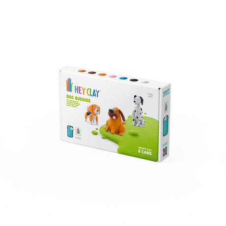 HEY CLAY Modeling Clay 6 Pieces: Dog Buddies 2 60058E