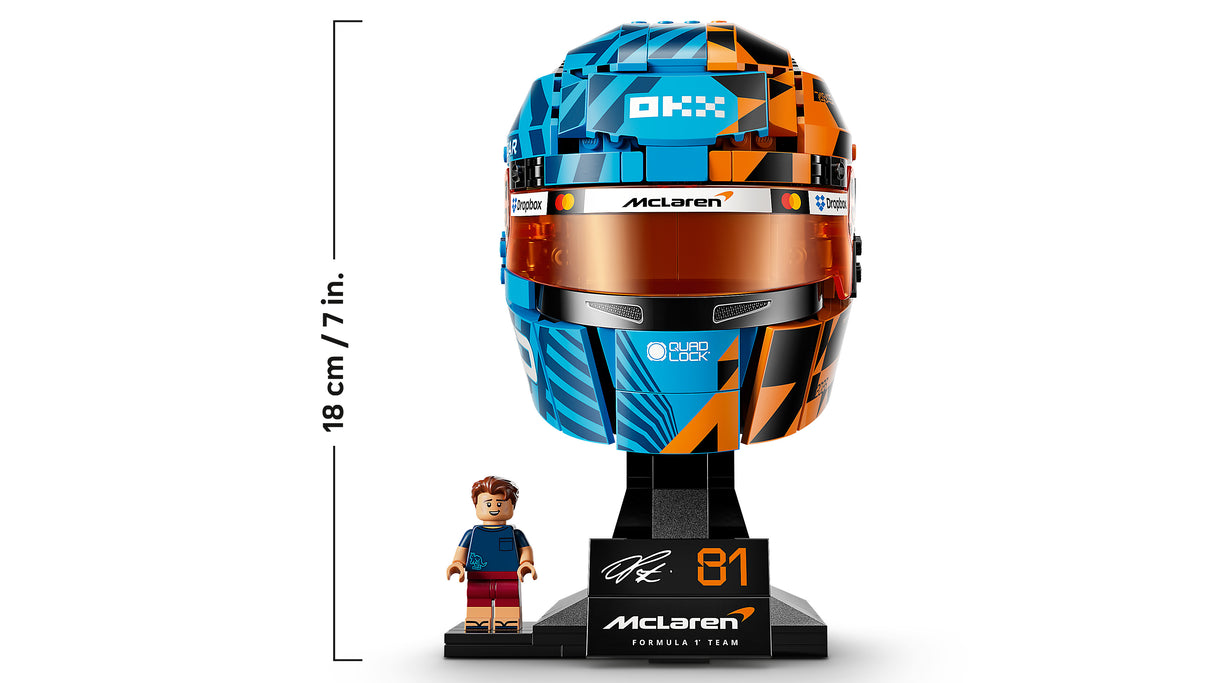 LEGO Editions McLaren Mastercard F1 Team Oscar Piastri Helmet 43017L