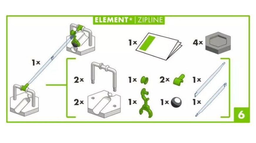 Ravensburger GraviTrax Element Zipline 27472UU