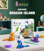 HEY CLAY Modeling Clay 15 Pieces: Dragon Island 15035E