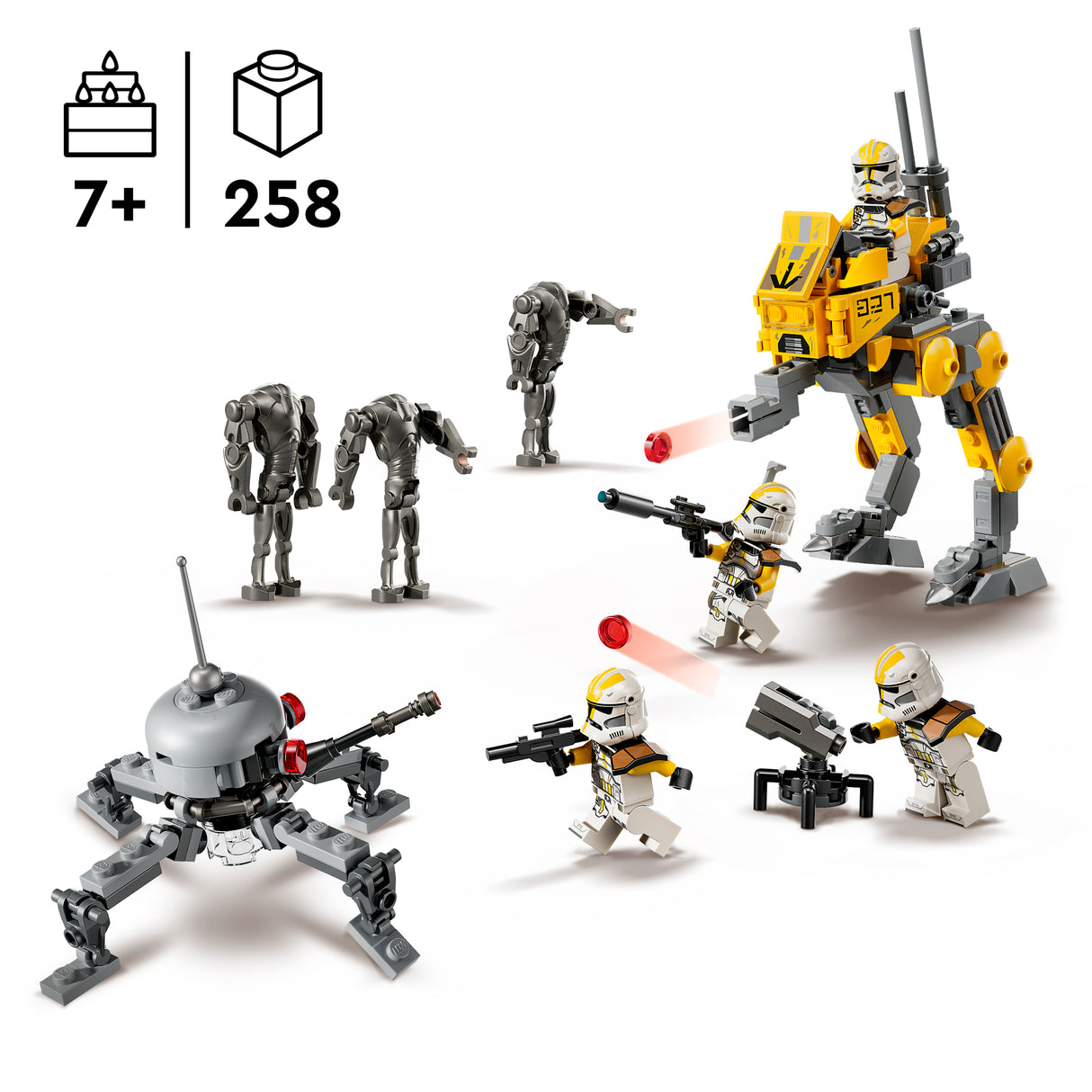 LEGO Star Wars 327th Star Corps Clone Troopers Battle Pack 75431L