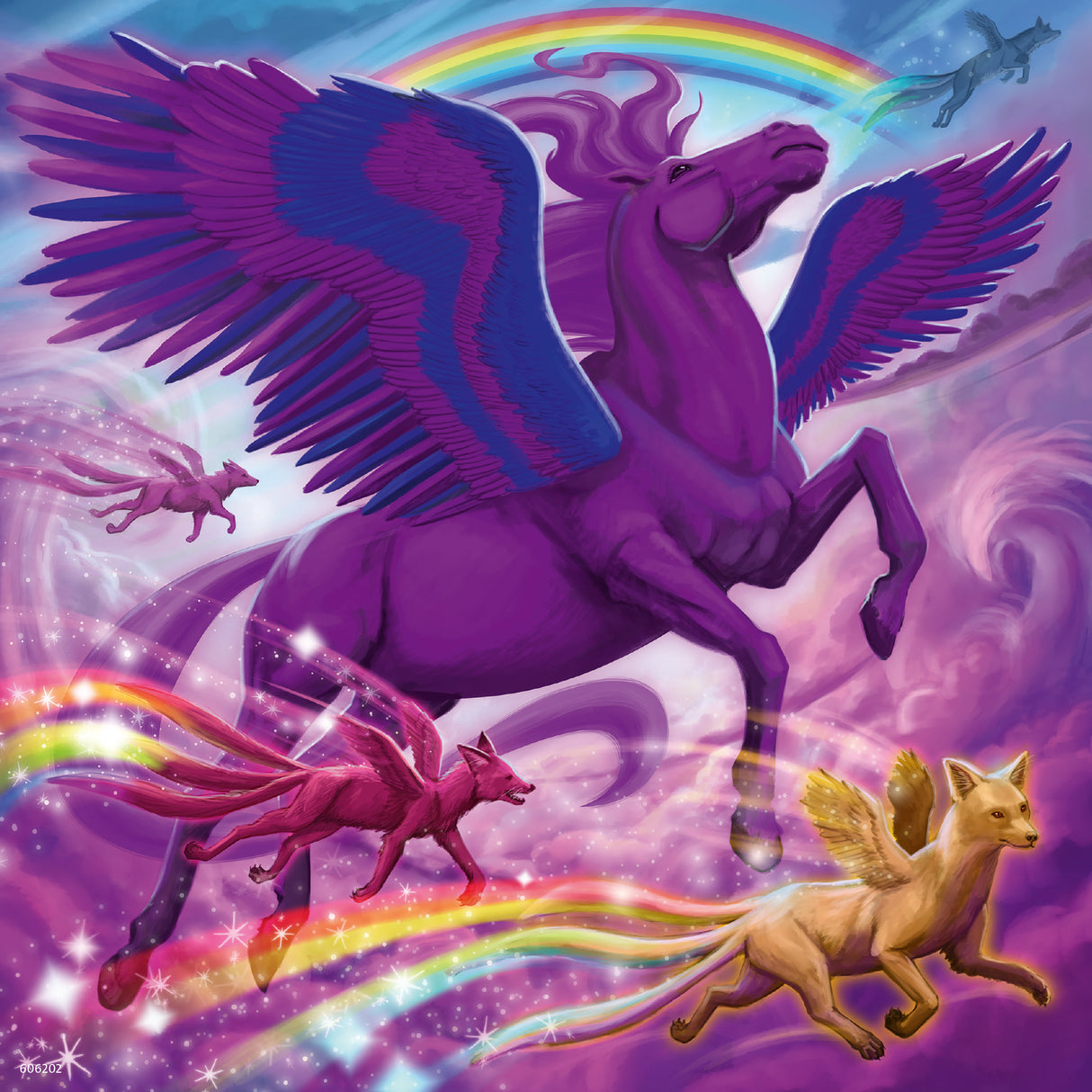 Ravensburger puzzle 3x49 pc Mythical Grandeur 056781V