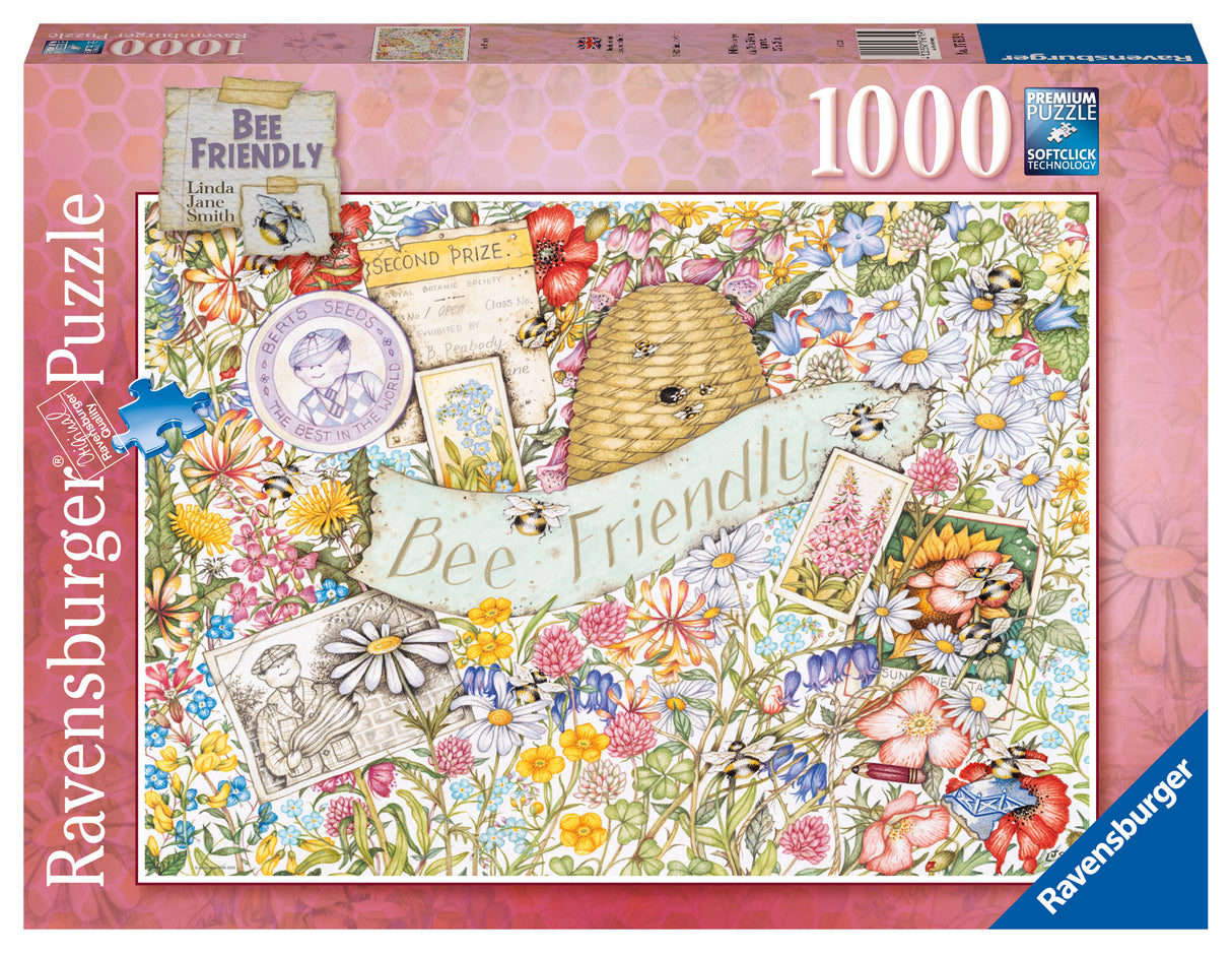 Ravensburger puzzle 1000 pc Keep the Bees 176199V
