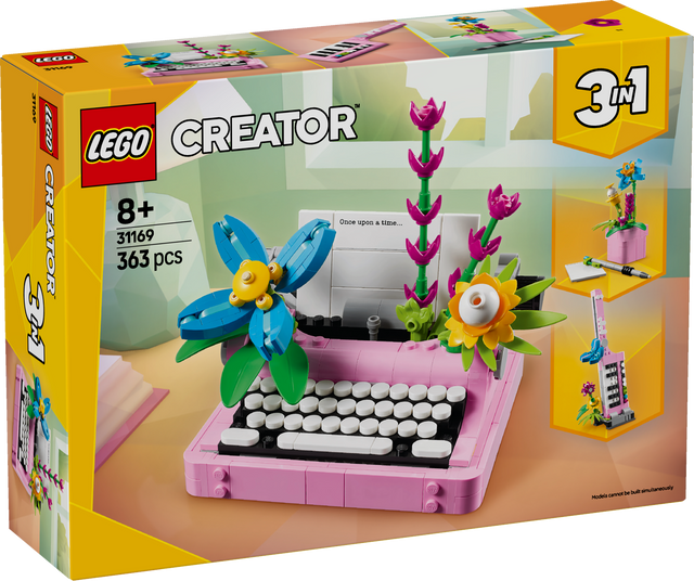 LEGO Creator Typewriter with Flowers 31169L