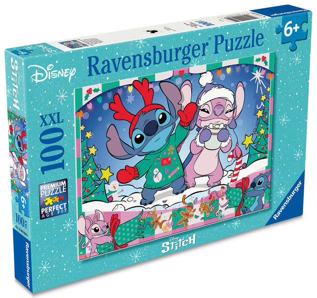 Ravensburger Puzzle 100 Pieces: Stitch Christmas 12004030V