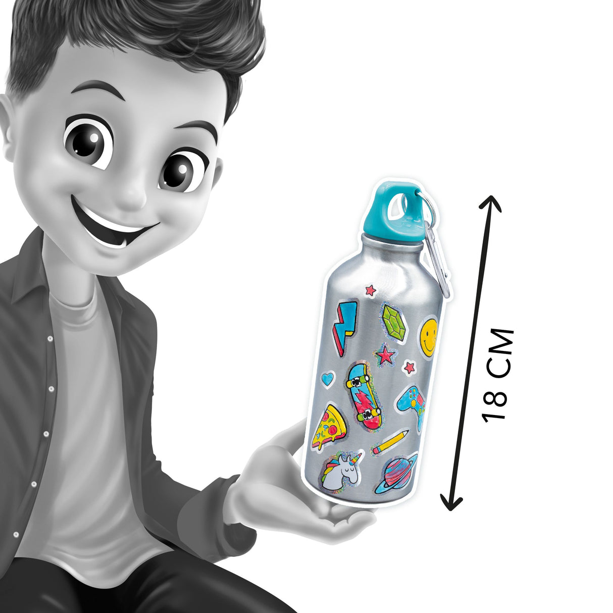 Buki DIY Water Bottle 400 ml FK001I