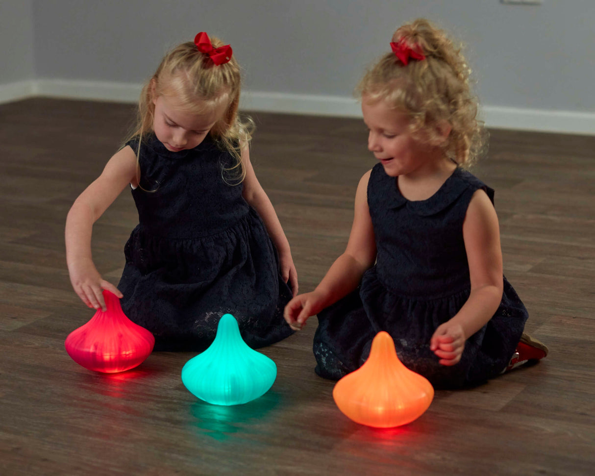 TTS Light Up Twist and Turn Spinning Tops EY10972B