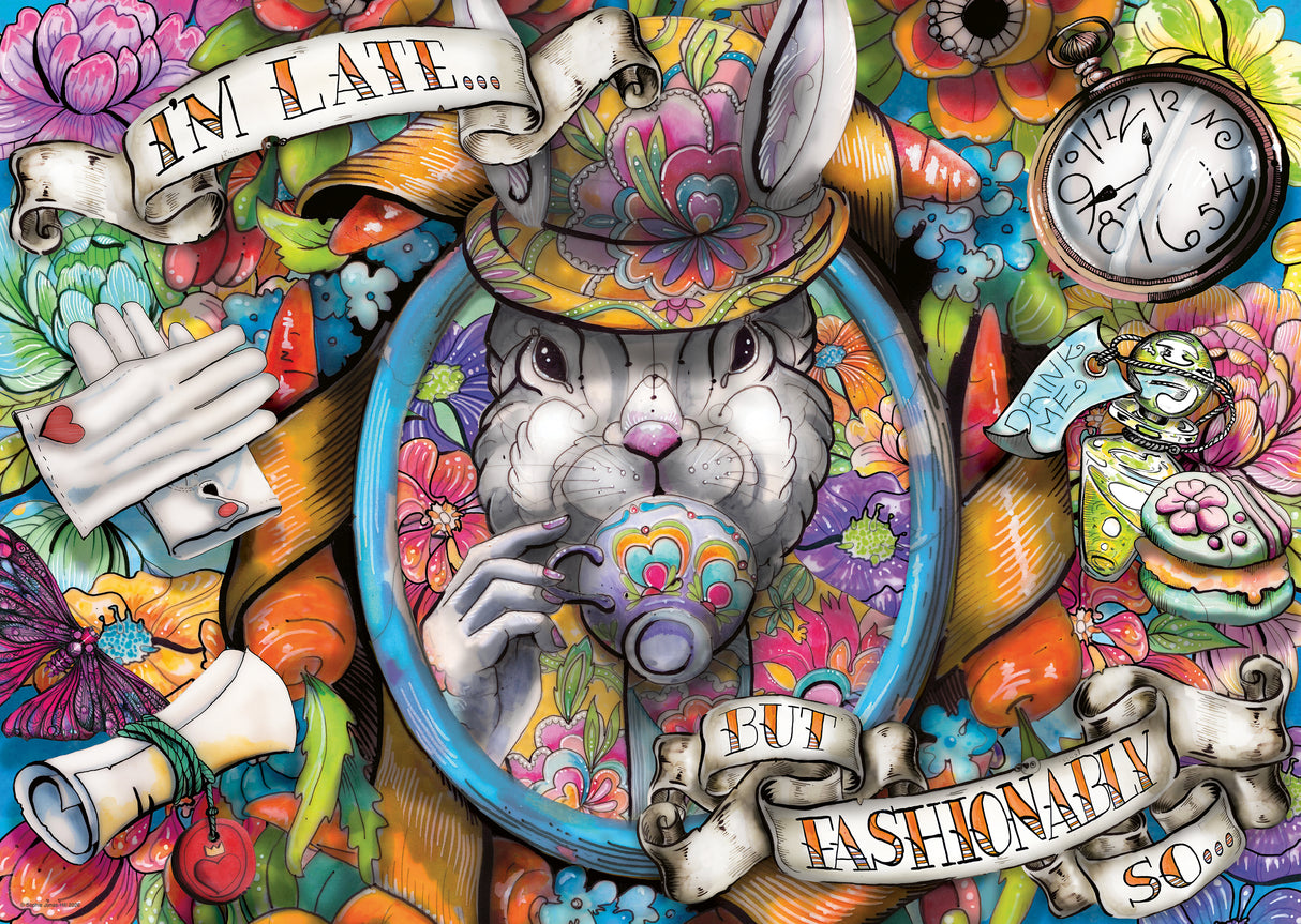 Ravensburger Puzzle 1000 Pieces: Fashionably Late 12001712V